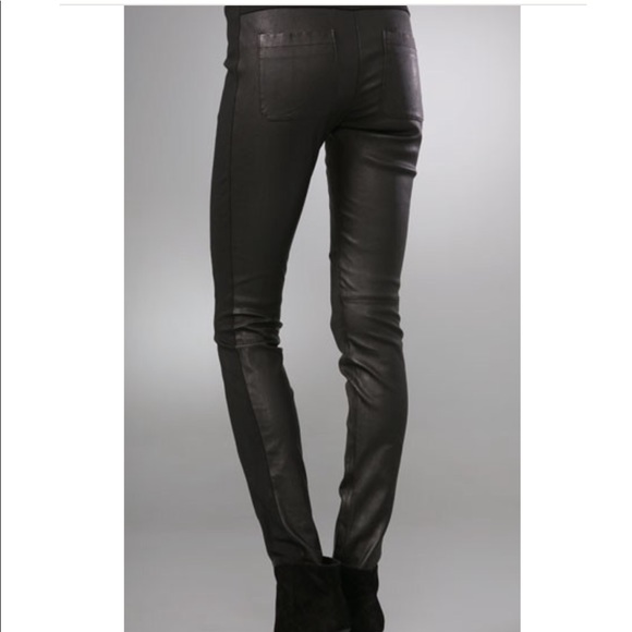 GIFTED Vince Leather Leggings - Picture 2 of 8